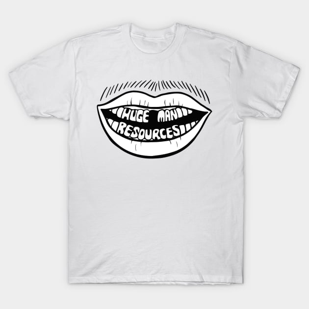 HMRR Logo - White T-Shirt by Huge Man Resources